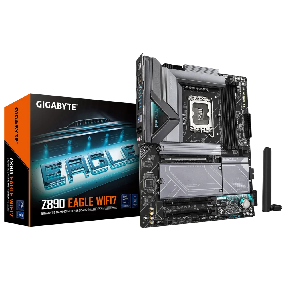 GIGABYTE Z890 EAGLE WIFI7 & BLUETOOTH DDR5 MOTHERBOARD GIGABYTE Z890 EAGLE WIFI7 & BLUETOOTH DDR5 MOTHERBOARD